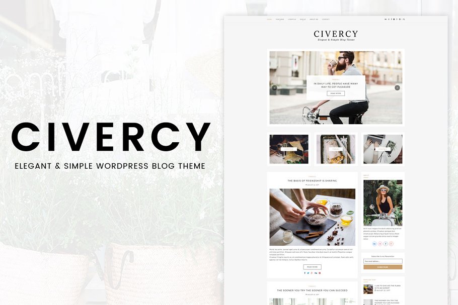 Download Civercy - Elegant WordPress Theme