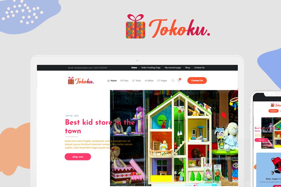 Download Tokoku - Kids Store WooCommerce