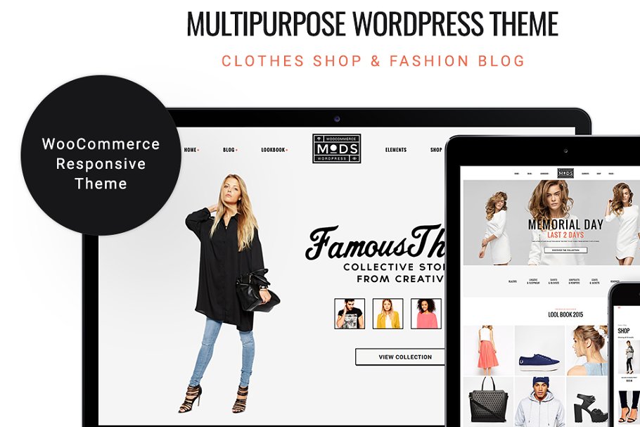 Download MODS - Shop & Fashion Blog WP Theme