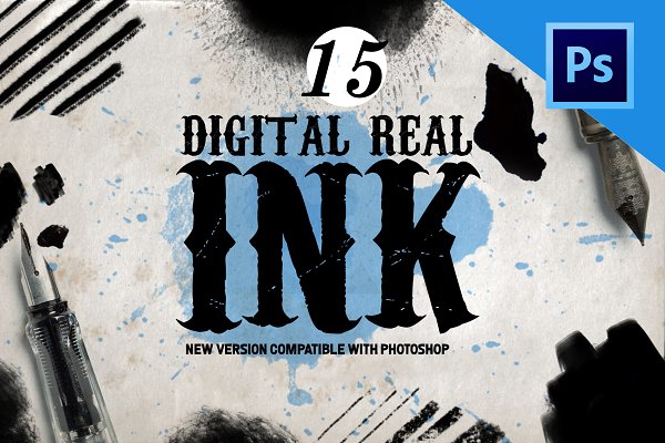 Download Real Ink Brushes for Photoshop
