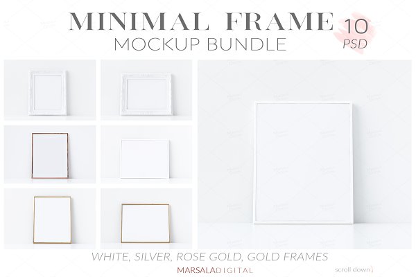 Download Minimal Frame Mockup Bundle