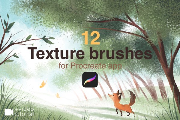Download Texture brushes for Procreate