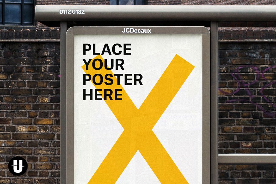 Download Bus Station Poster Mockup