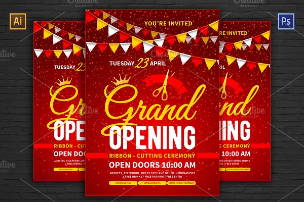 Download Grand Opening Poster / Flyer