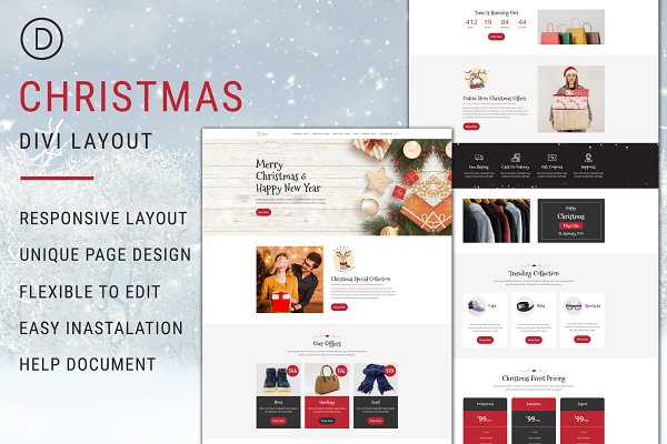 Download Christmas – Divi Theme Layout