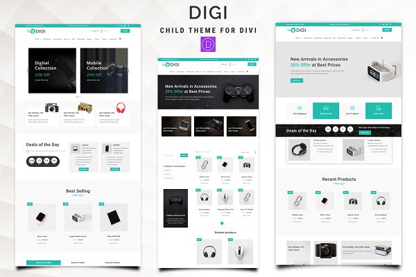 Download Digi - Divi WooCommerce Child Theme