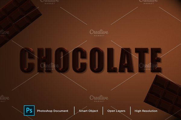 Download Chocolate Text Effect & Layer Style