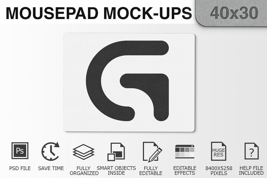 Download Mousepad Mockups - 40x30 - 1