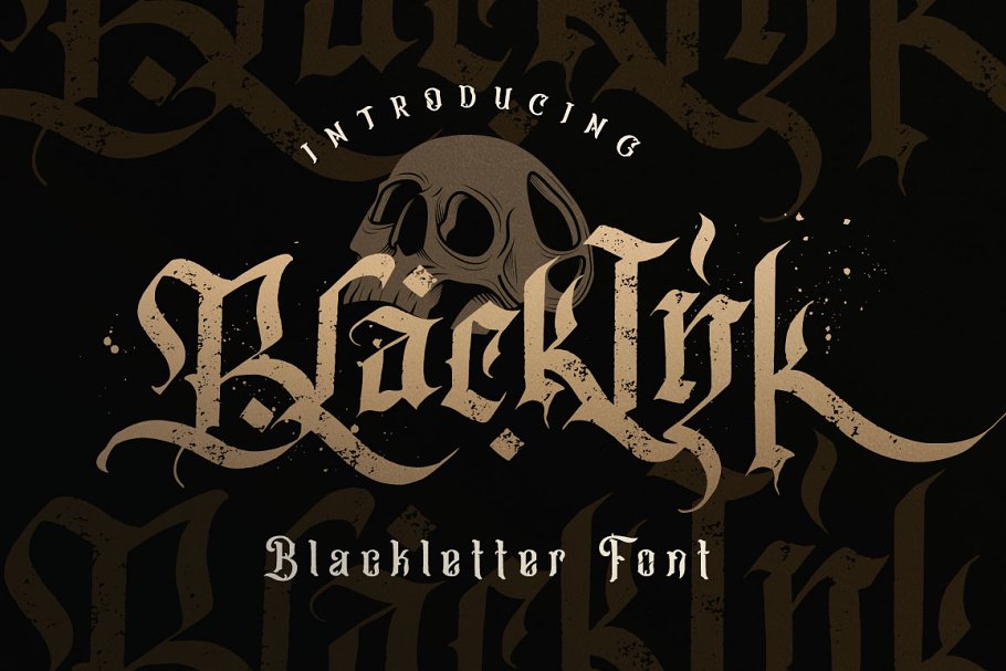 Download Blackink - Blackletter Font