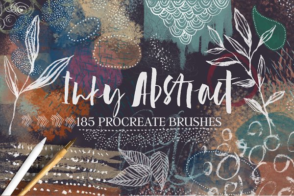 Download Inky Abstract Procreate Brushes
