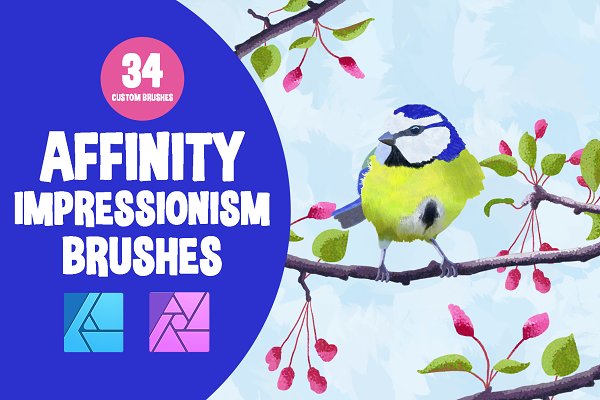 Download IMPRESSIONISM BRUSHES FOR AFFINITY