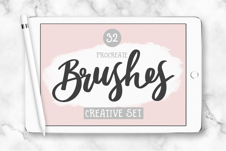 Download 32 Procreate Brushes - Creative Set