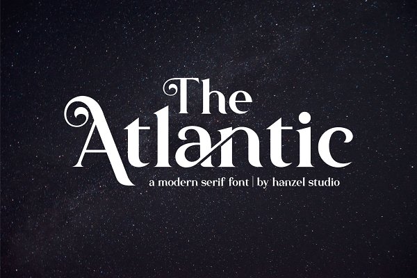 Download The Atlantic//Modern Serif Font