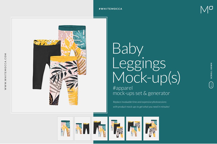 Download Baby Leggings Mock-ups Set