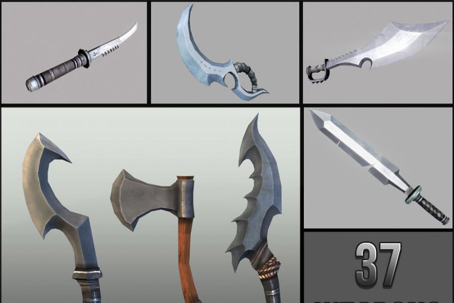 Download Fantasy Melee Weapons Collection