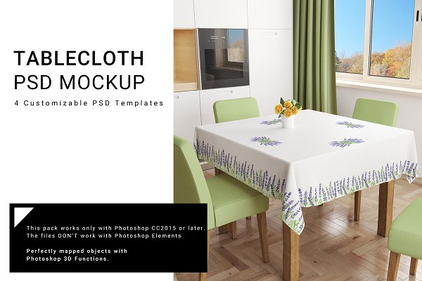 Download Tablecloth in Kitchen Set