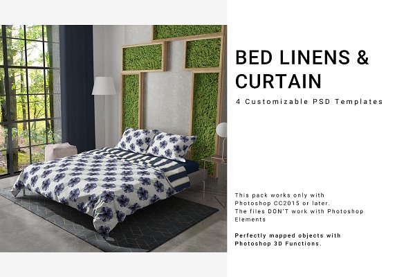 Download Bedding and Curtain Set