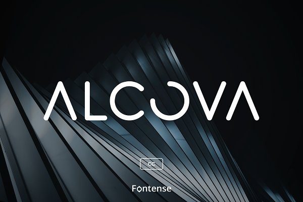Download Alcova CC - Modern Futuristic Font