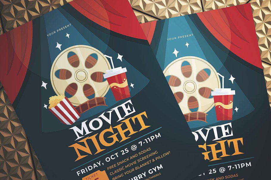 Download Movie Night Flyer