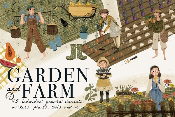 Download Garden and Farm Clip art