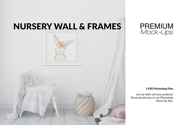 Download Nursery Wall & Frames Set
