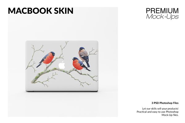 Download MacBook Skin Mockup Set
