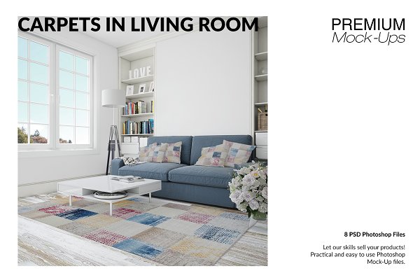 Download Carpets & Pillows in Living Room Set