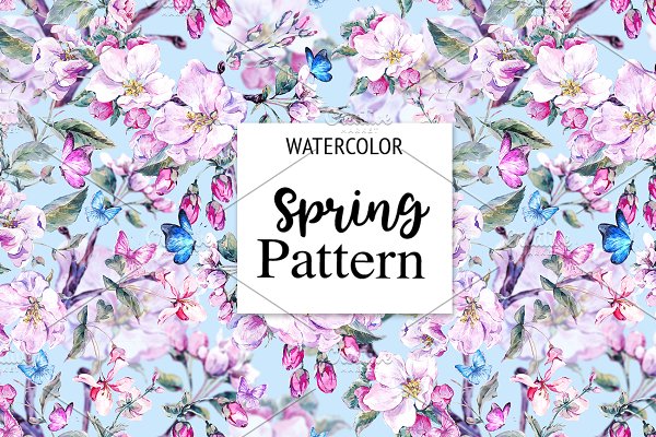 Download Spring seamless pattern