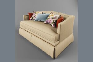 Download classic sofa with pillows