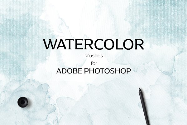 Download Watercolor Photoshop brush set