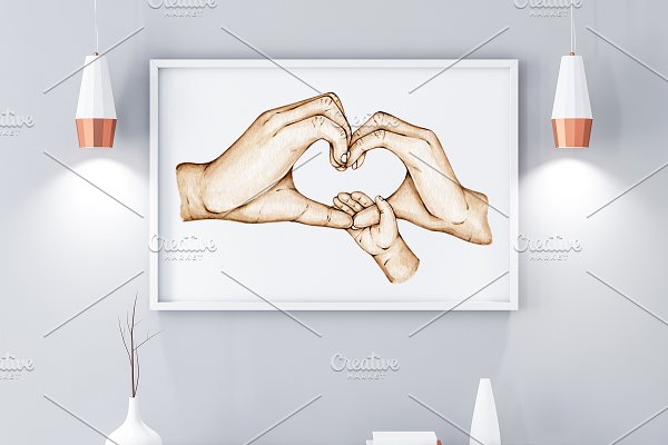Download Family Hands Heart One kids