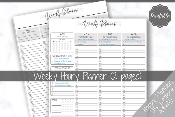 Download Weekly Planner Printable