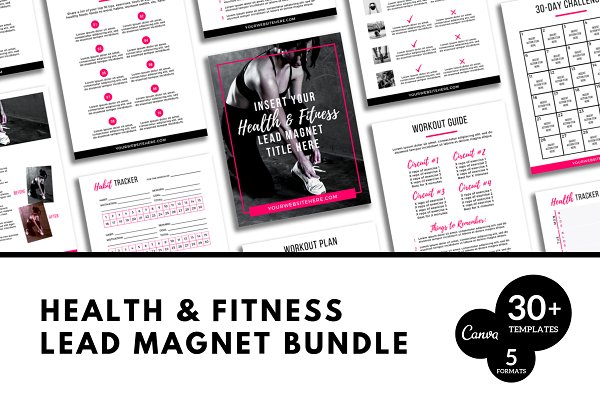 Download Fitness Lead Magnets Canva