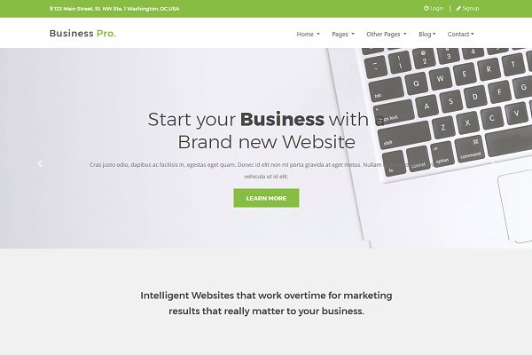 Download BusinessPro - Responsive WP Theme