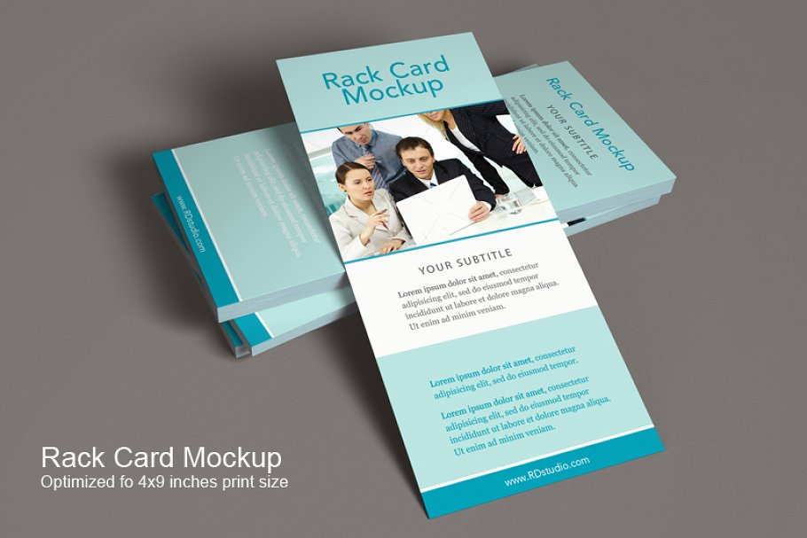 Download Rack Card Mockup