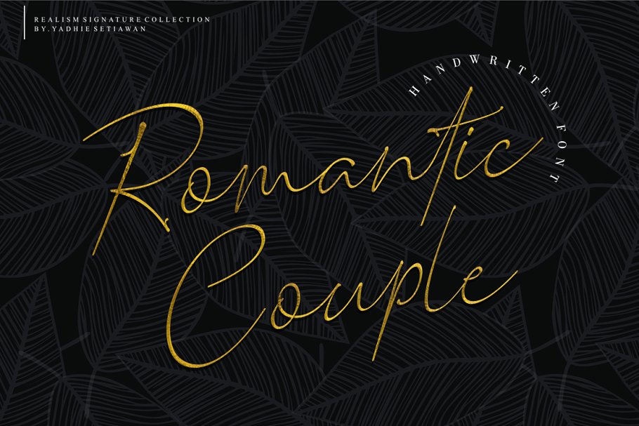 Download Romantic Couple // Elegant Signature