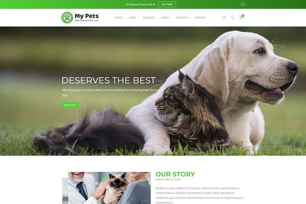 Download My Pets - Animal Care Shopify Theme