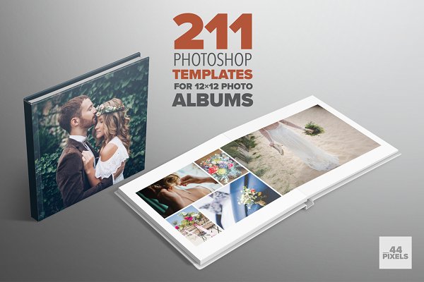 Download Photoshop templates for 12x12 albums