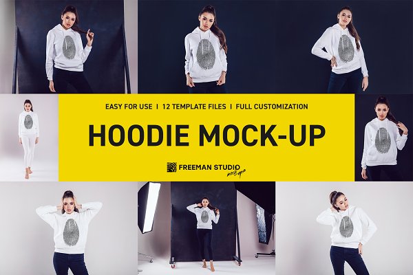 Download Hoodie Mock-Up Set