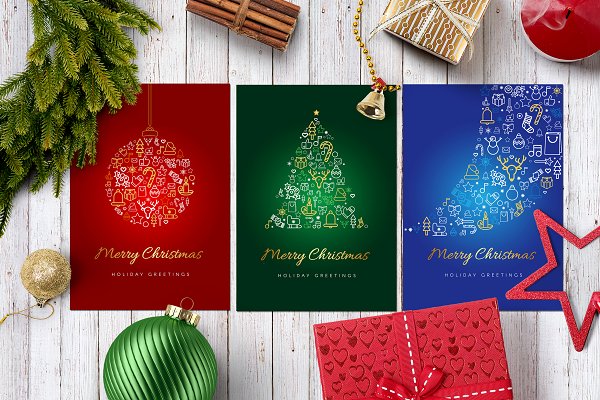 Download Merry Christmas Greetings Cards
