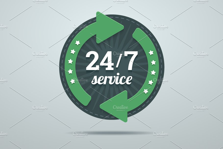 Download 24/7 hours service sign