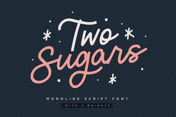Download Two Sugars Script Font