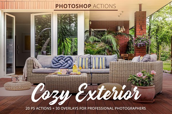 Download Cozy Exterior Actions for Photoshop