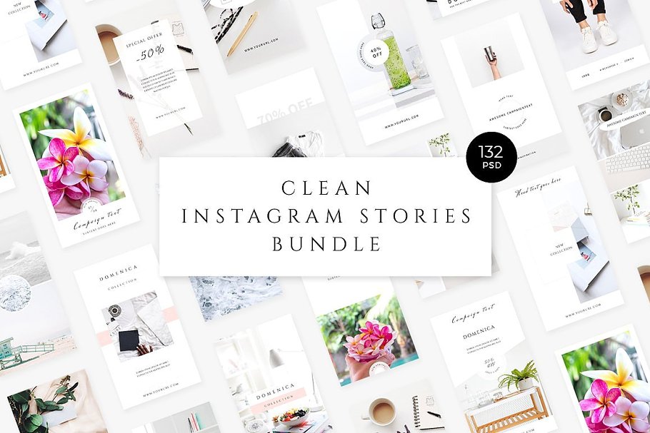 Download Clean Instagram Stories Bundle