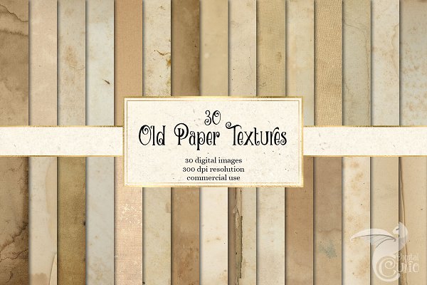 Download 30 Old Paper Textures