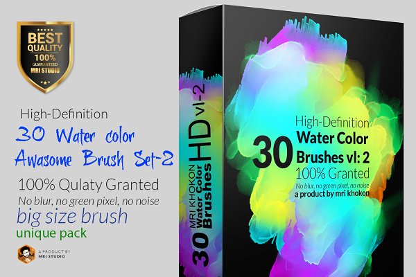 Download Hi-Res Water color PS Brush Set-2