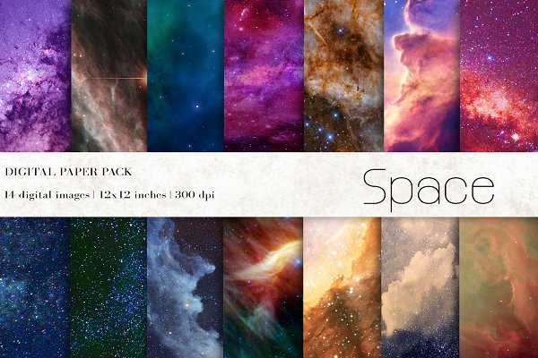 Download Space Galaxy Digital Papers