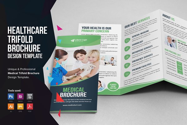 Download Medical Healthcare Trifold Brochure