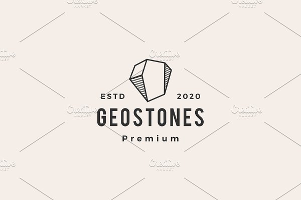 Download geometric stone gems hipster vintage