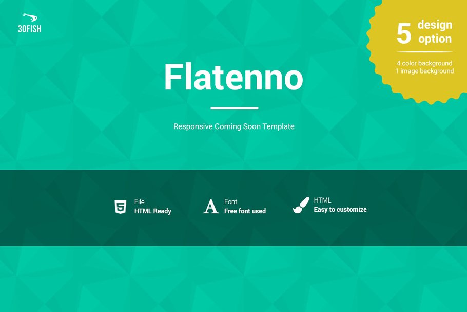 Download Flatenno Responsive Coming Soon